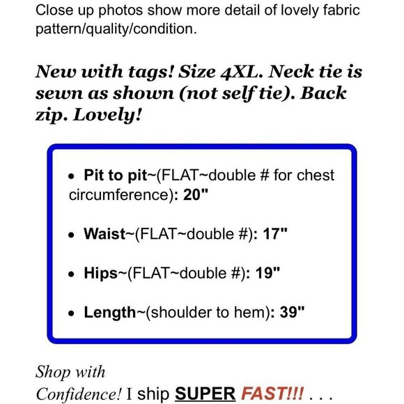 NWT Misslook Sz 4XL Blue Tie Mock Neck Sheath Dress NEW - Picture 2 of 8